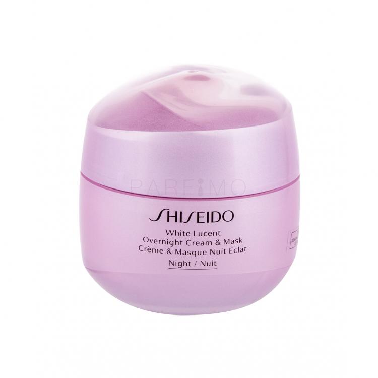 Shiseido White Lucent Overnight Cream &amp; Mask Cremă de noapte pentru femei 75 ml tester