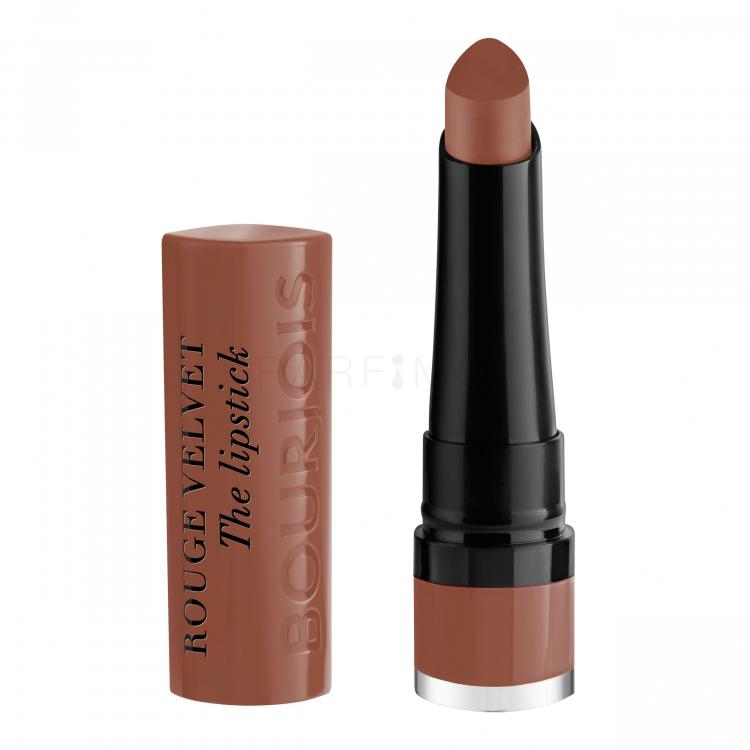 BOURJOIS Paris Rouge Velvet The Lipstick Ruj de buze pentru femei 2,4 g Nuanţă 22 Moka-Dero