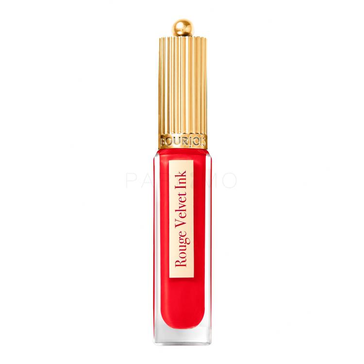 BOURJOIS Paris Rouge Velvet Ink Ruj de buze pentru femei 3,5 ml Nuanţă 08 Coquelic&#039;Hot