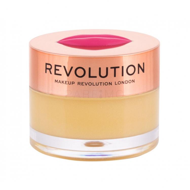 Makeup Revolution London Lip Mask Overnight Pineapple Crush Balsam de buze pentru femei 12 g