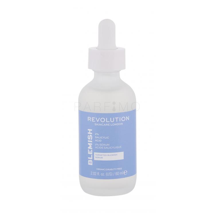 Revolution Skincare Blemish Targeted Blemish Serum With 2% Salicylic Acid Ser facial pentru femei 60 ml