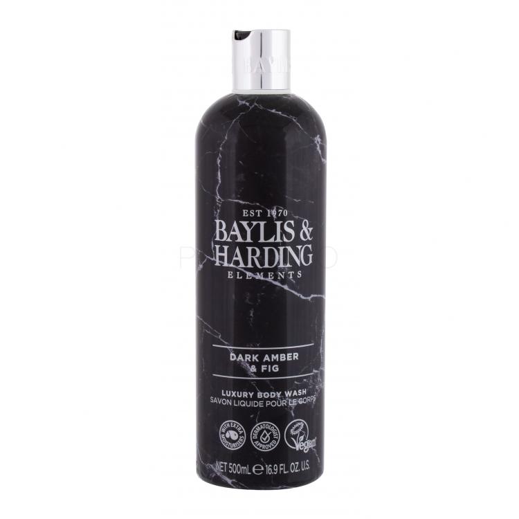 Baylis &amp; Harding Elements Dark Amber &amp; Fig Gel de duș pentru femei 500 ml