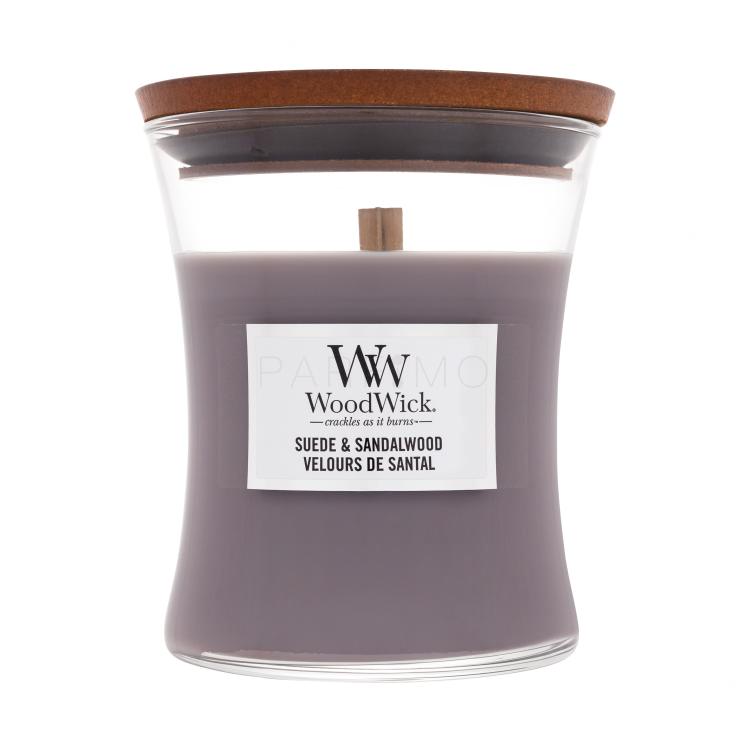 WoodWick Sueded Sandalwood Lumânări parfumate 275 g