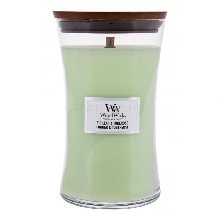 WoodWick Fig Leaf &amp; Tuberose Lumânări parfumate 610 g