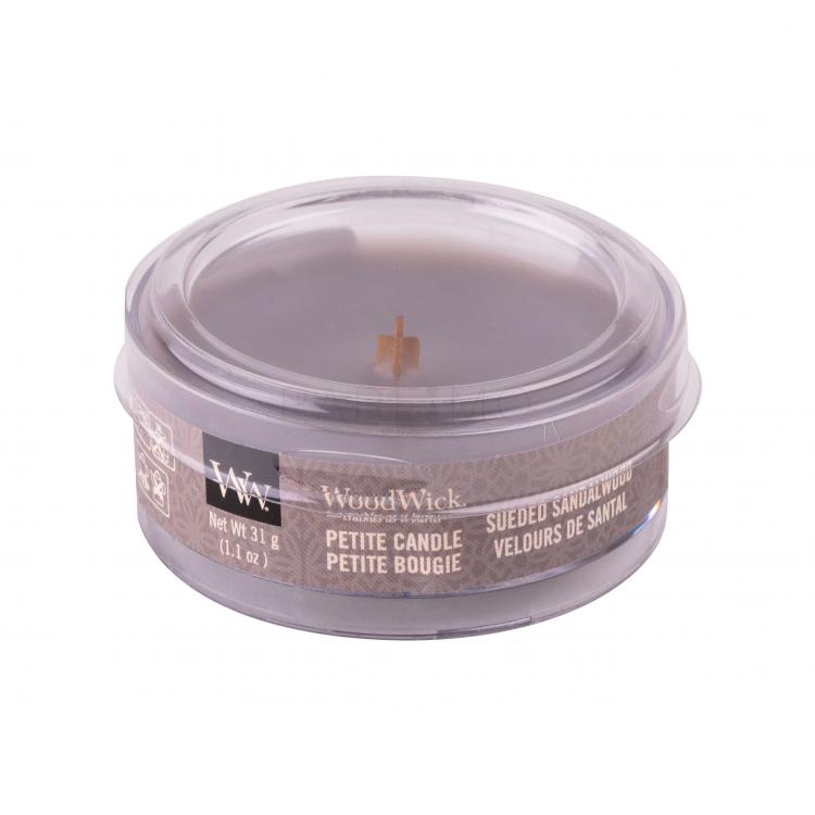 WoodWick Sueded Sandalwood Lumânări parfumate 31 g