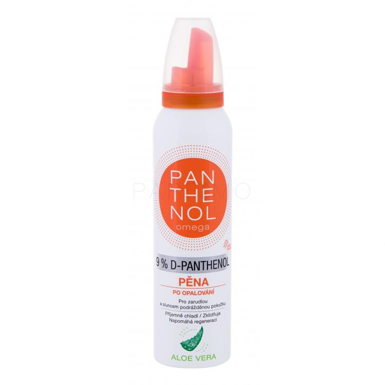 Panthenol Omega 9% D-Panthenol After-Sun Mousse Aloe Vera După plajă 150 ml