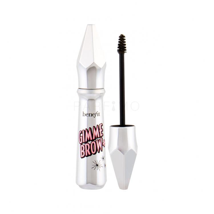 Benefit Gimme Brow+ Brow-Volumizing Gel și ceară pentru femei 3 g Nuanţă 6 Warm Black Brown