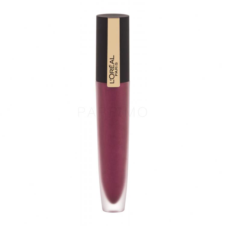 L&#039;Oréal Paris Rouge Signature Metallic Liquid Ruj de buze pentru femei 7 ml Nuanţă 204 I Voodoo