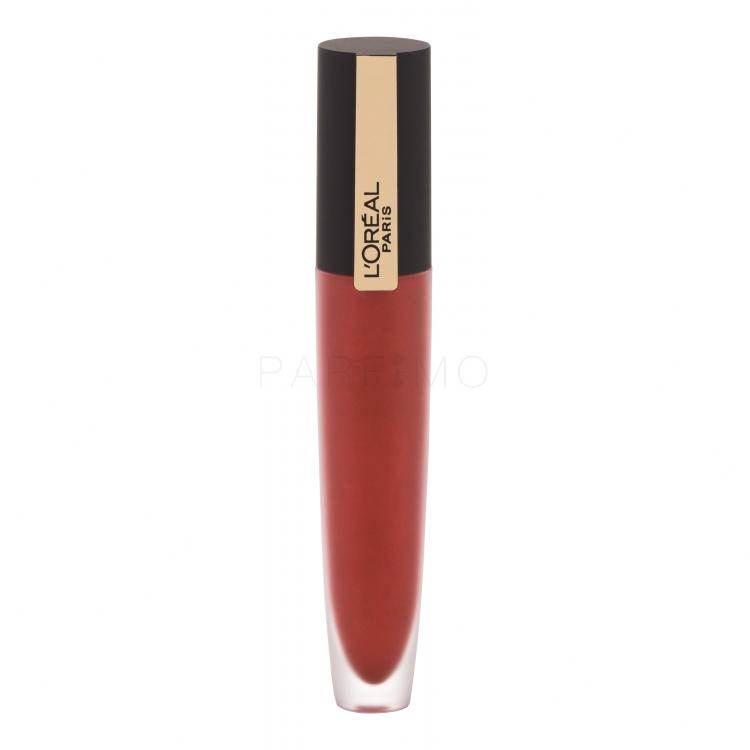 L&#039;Oréal Paris Rouge Signature Metallic Liquid Ruj de buze pentru femei 7 ml Nuanţă 203 Magnetize