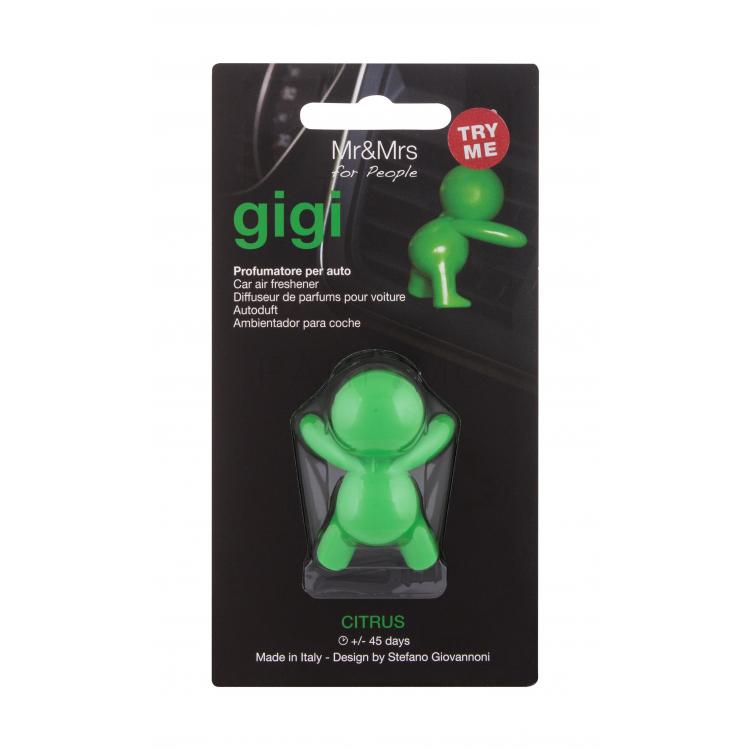 Mr&amp;Mrs Fragrance Gigi Citrus Parfumuri de mașină 1 buc