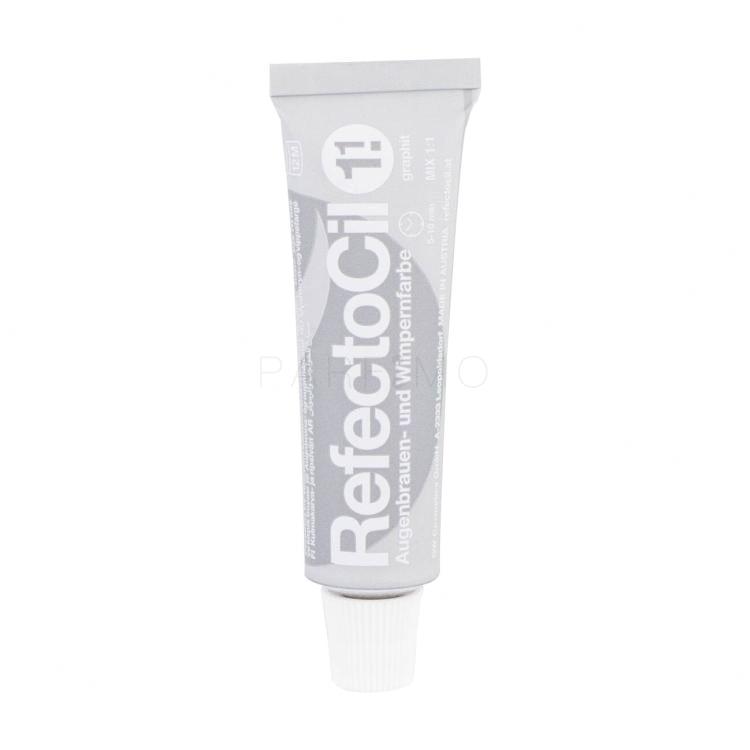 RefectoCil Eyelash And Eyebrow Tint Colorare pentru femei 15 ml Nuanţă 1.1 Graphite Cutie cu defect