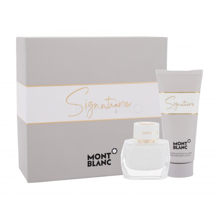 Montblanc Signature Set cadou apa de parfum 50 ml + lotiune de corp 100 ml