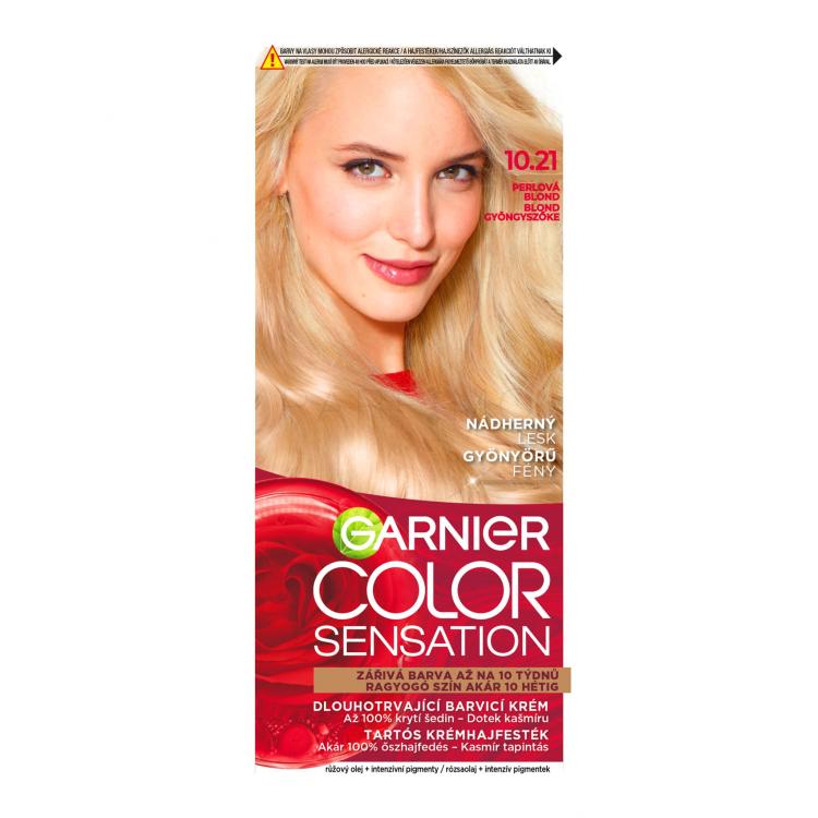 Garnier Color Sensation Vopsea de păr pentru femei 40 ml Nuanţă 10,21 Pearl Blond