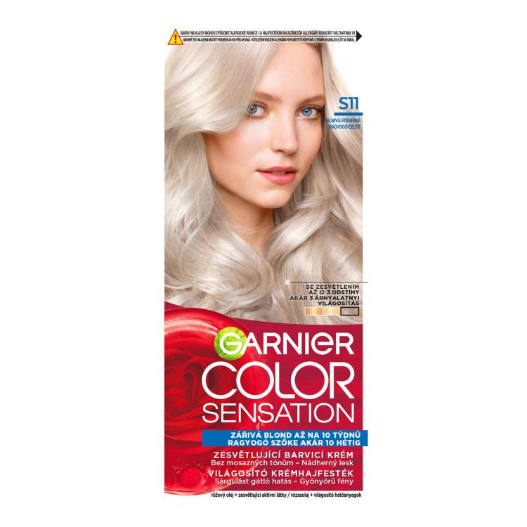 Garnier Color Sensation Vopsea de păr pentru femei 40 ml Nuanţă S11 Ultra Smoky Blonde