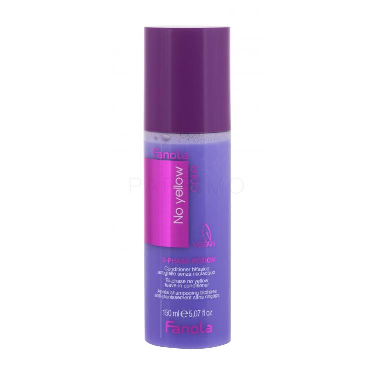 Fanola No Yellow 2-Phase Potion Fără clătire pentru femei 150 ml