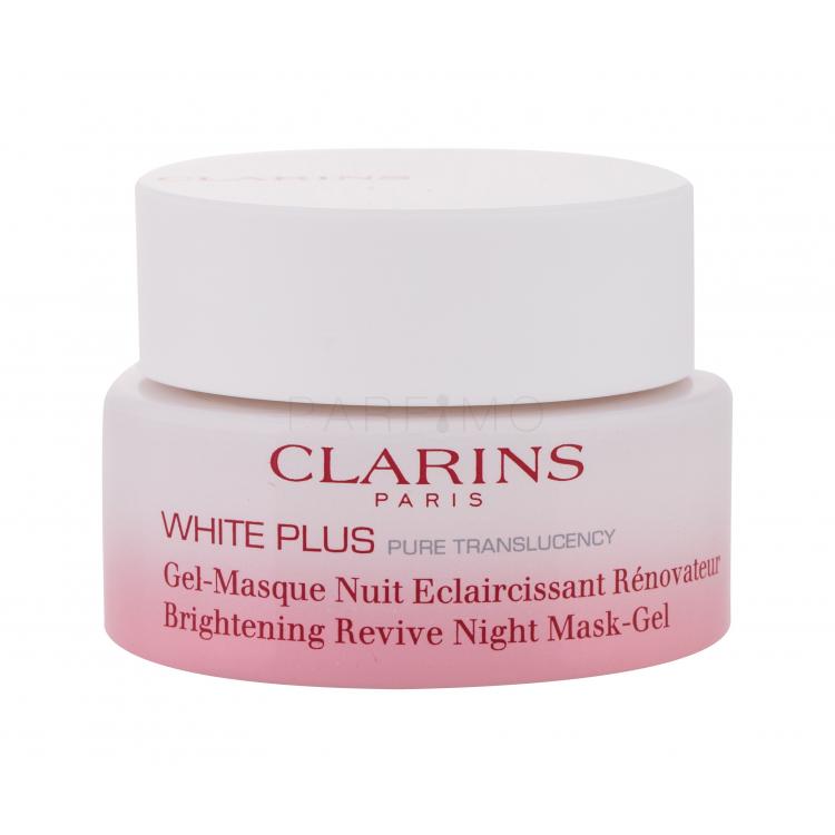 Clarins White Plus Brightening Revive Night Mask-Gel Mască de față pentru femei 50 ml