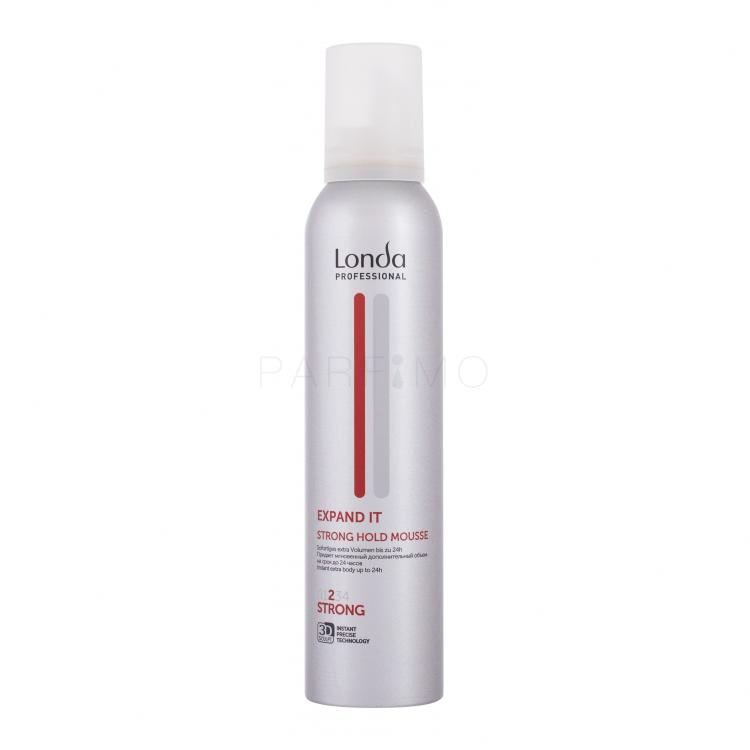 Londa Professional Expand It Strong Hold Mousse Spumă de păr pentru femei 250 ml