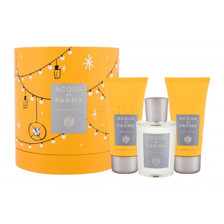 Acqua di Parma Colonia Pura Set cadou apa de colonie 100 ml + gel de duș 2 x 75 ml