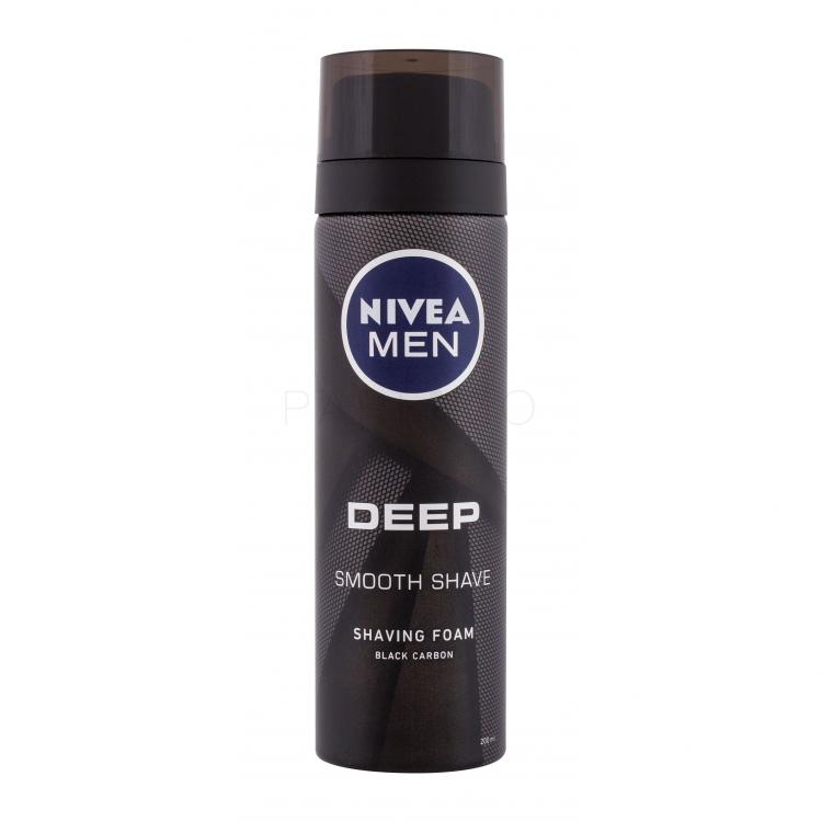 Nivea Men Deep Smooth Shave Spumă de ras pentru bărbați 200 ml