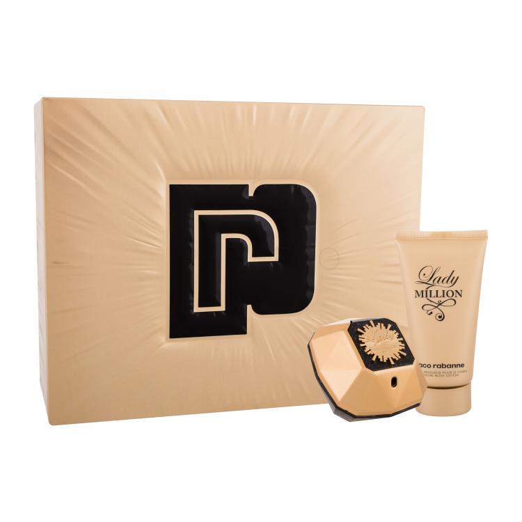 Paco Rabanne Lady Million Fabulous Set cadou apă de parfum 50 ml + loțiune de corp 75 ml