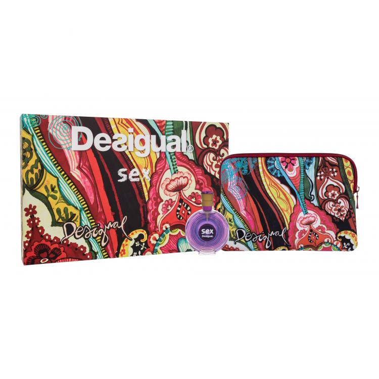 Desigual Sex Set cadou apă de toaletă 50 ml + geantă cosmetică