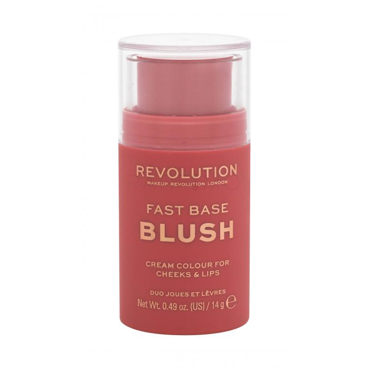 Makeup Revolution London Fast Base Blush Fard de obraz pentru femei 14 g Nuanţă Bare