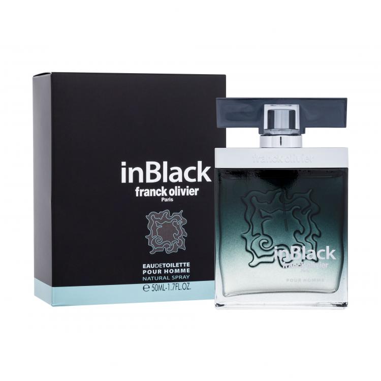 Franck Olivier In Black Apă de toaletă pentru bărbați 50 ml