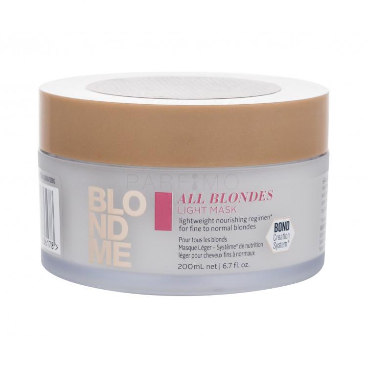 Schwarzkopf Professional Blond Me All Blondes Light Mask Mască de păr pentru femei 200 ml