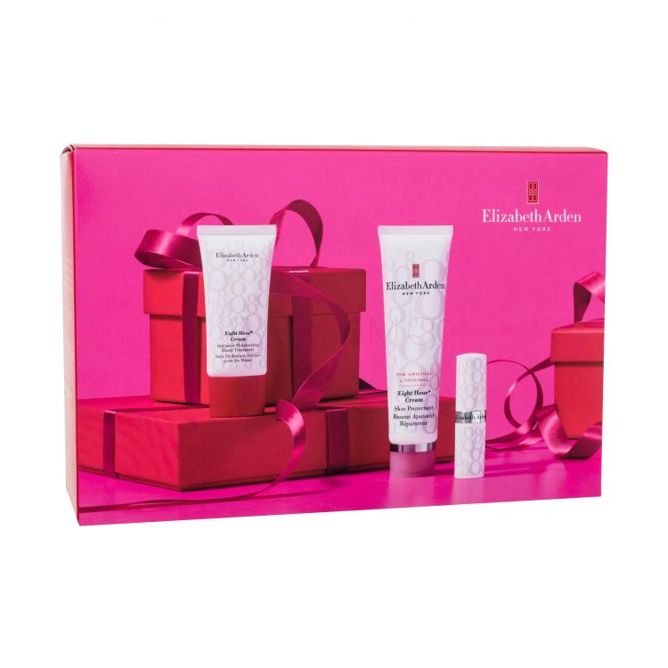 Elizabeth Arden Eight Hour Cream Set cadou Balsam protector pentru corp Eight HourCream Skin Protectant 50 ml + cremă de mâini Eight Hour Cream Intensive Moisturizing Hand Treatment 30 ml + balsam de buze Eight Hour Cream Lip Protectant Stick SPF15 3,7 g