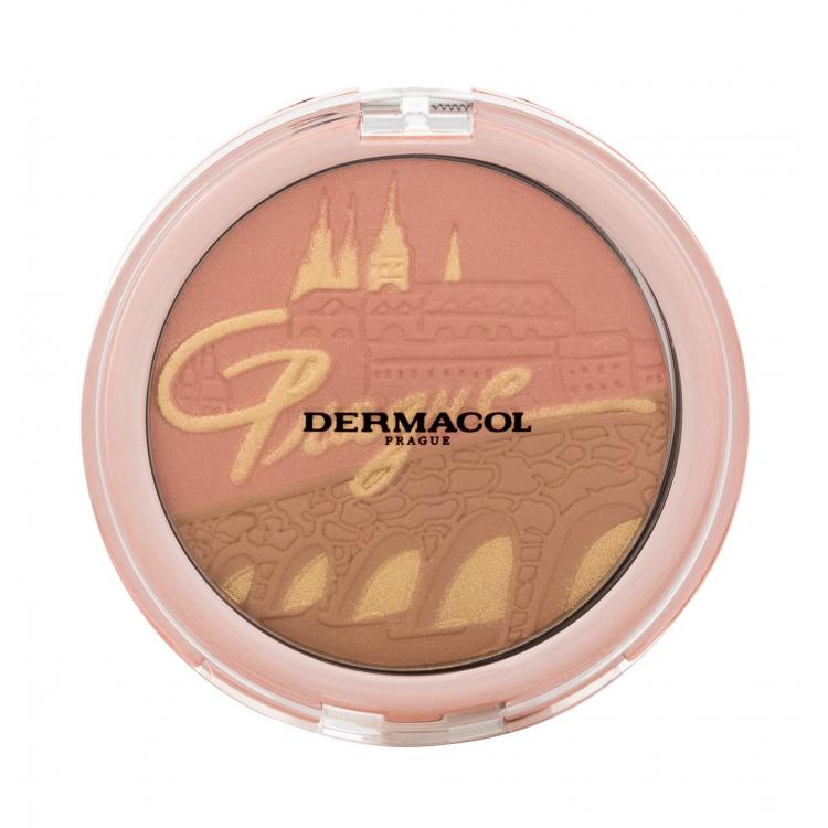 Dermacol Bronzing And Highlighting Powder With Blush Bronzante pentru femei 10,5 g