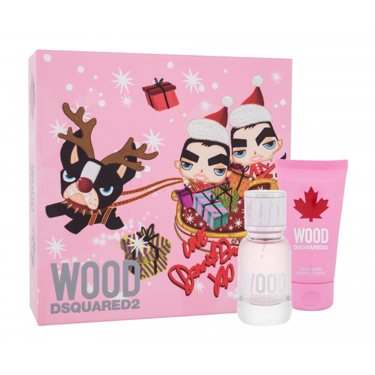 Dsquared2 Wood Set cadou Apă de toaletă 30 ml + loțiune de corp 50 ml