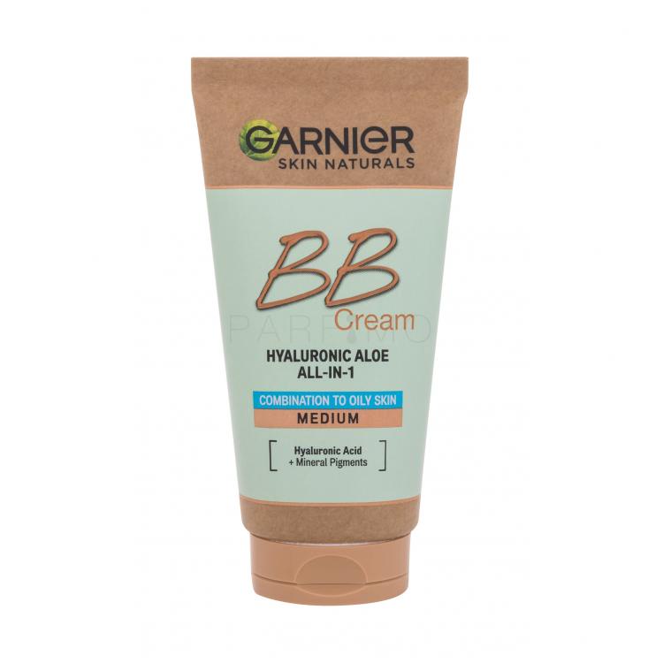 Garnier Skin Naturals BB Cream Hyaluronic Aloe All-In-1 Cremă BB pentru femei 50 ml Nuanţă Medium