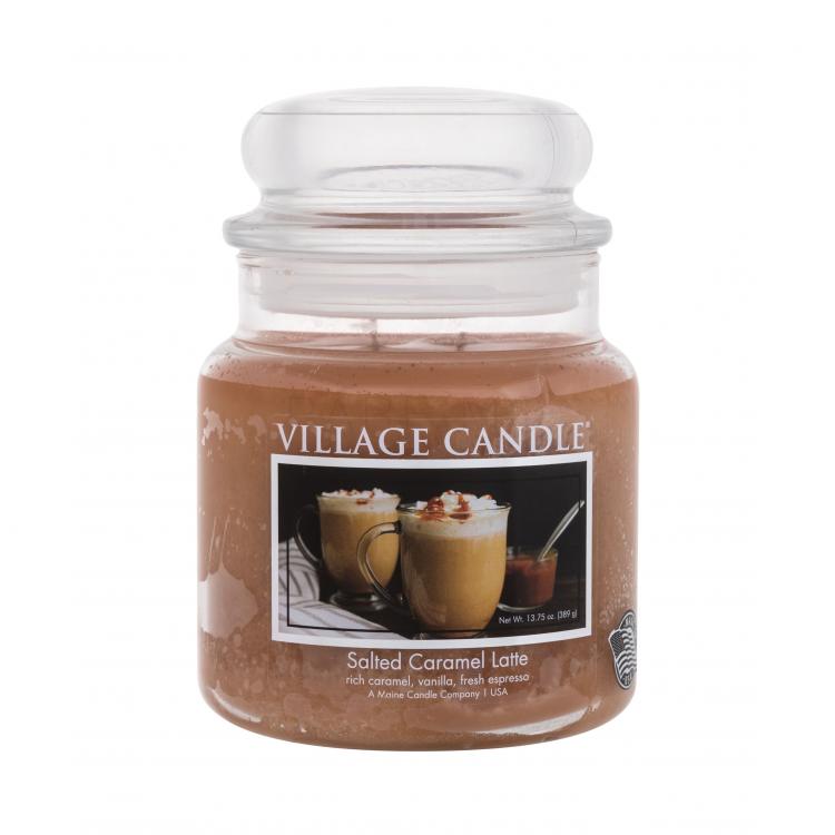 Village Candle Salted Caramel Latte Lumânări parfumate 389 g