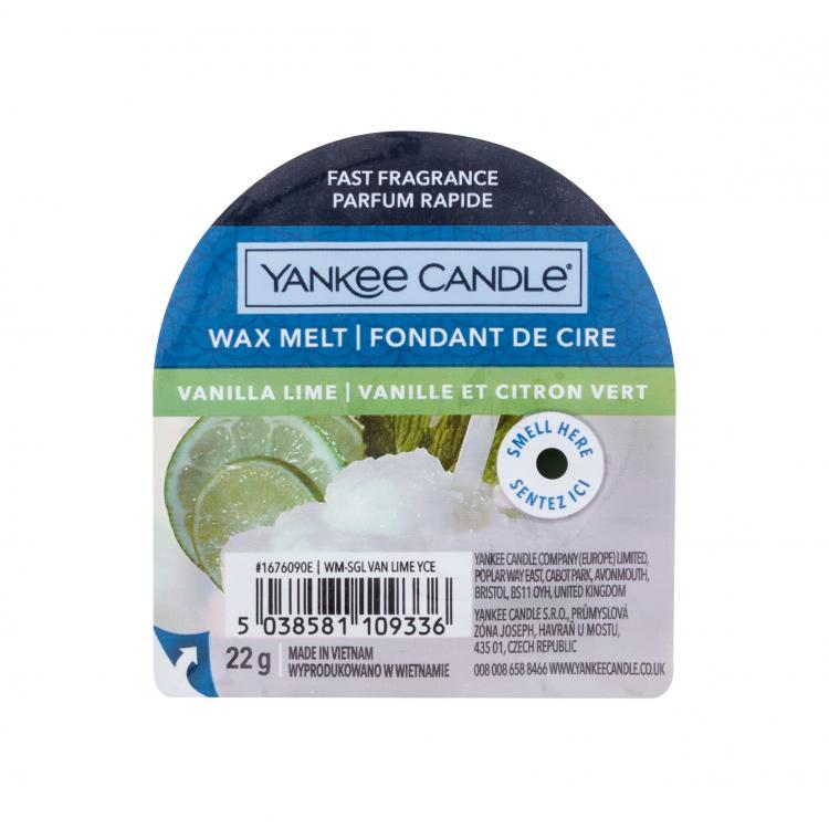 Yankee Candle Vanilla Lime Ceară parfumată 22 g