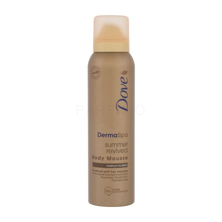 Dove Derma Spa Summer Revived Body Mousse Autobronzant pentru femei 150 ml Nuanţă Medium To Dark