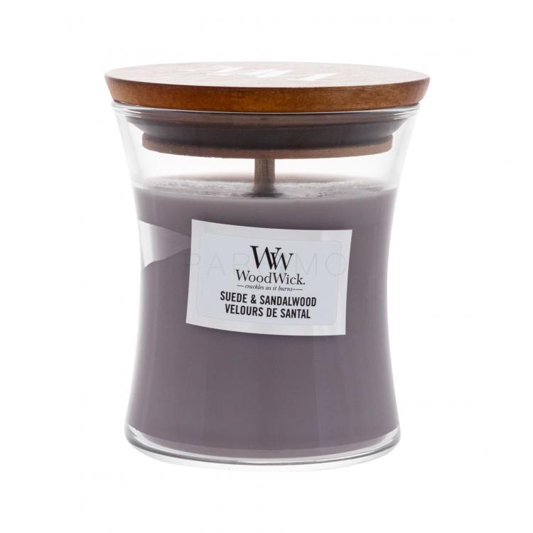 WoodWick Sueded Sandalwood Lumânări parfumate 85 g