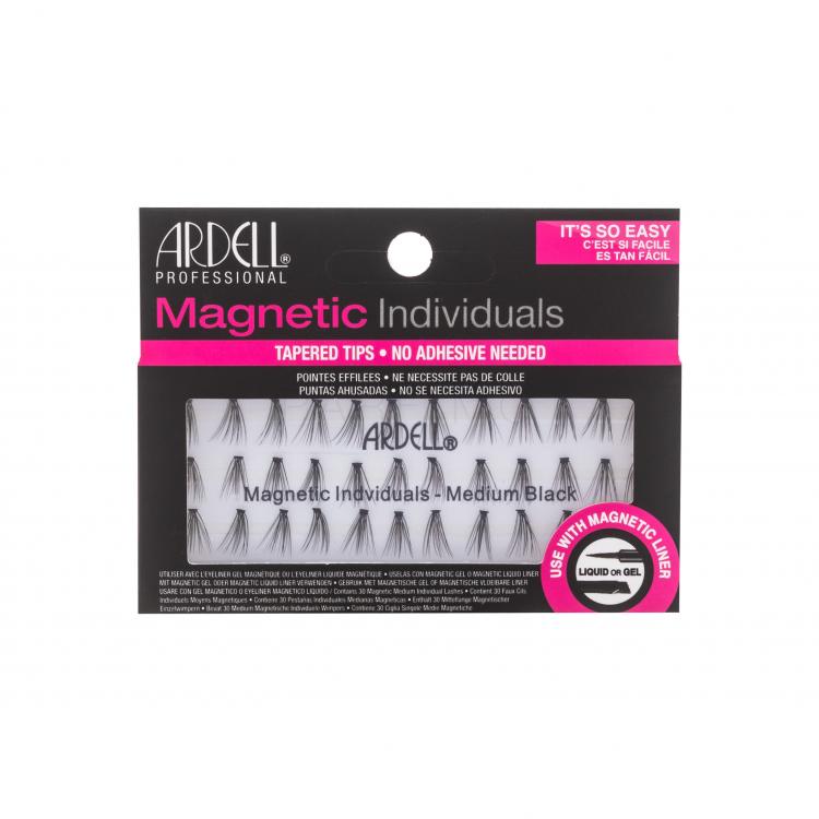 Ardell Magnetic Individuals Gene false pentru femei 36 buc Nuanţă Medium Black