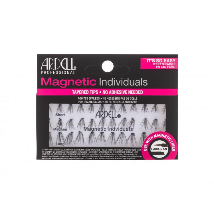 Ardell Magnetic Individuals Set cadou Gene magnetice smocuri 12 buc Short Black + gene magnetice smocuri 12 buc Medium Black + gene magnetice smocuri 12 buc Long Black