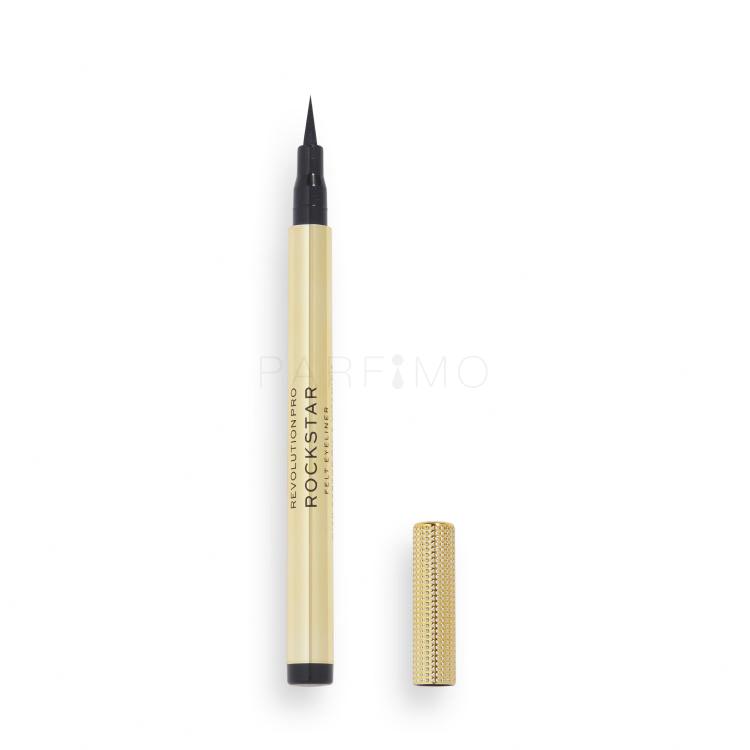 Revolution Pro Rockstar Felt Tip Eyeliner Tuș de ochi pentru femei 1 ml Nuanţă Black