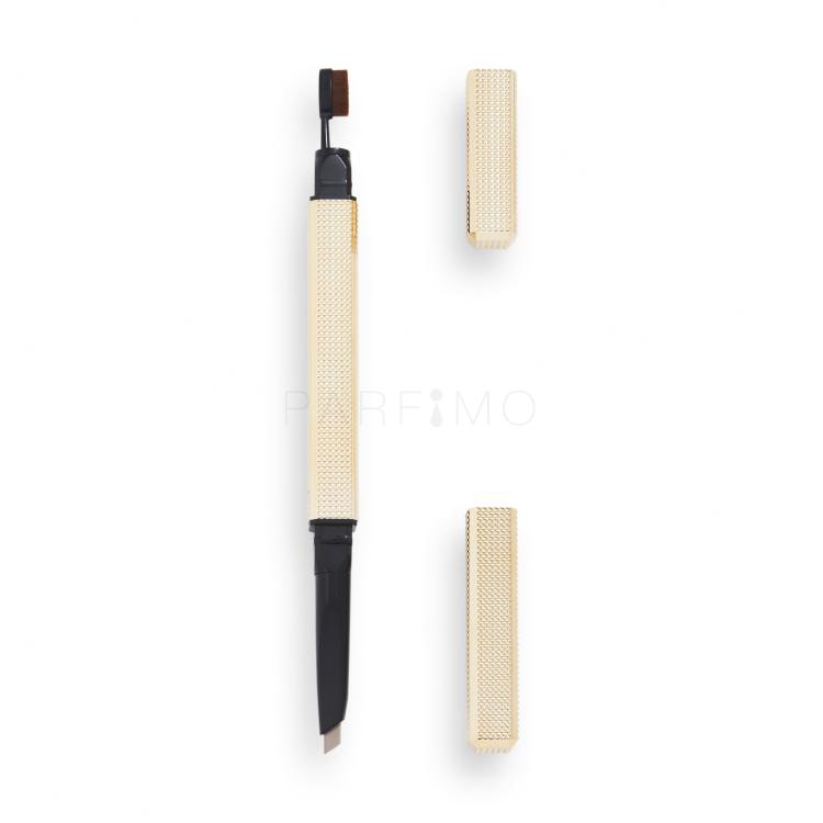 Revolution Pro Rockstar Brow Styler Creion pentru femei 0,25 g Nuanţă Soft Brown