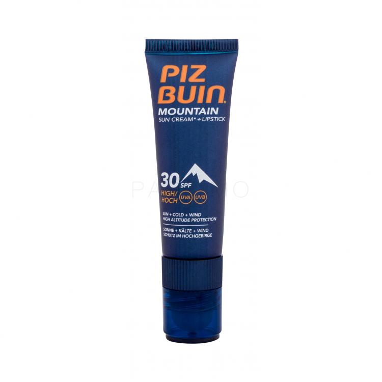 PIZ BUIN Mountain Sun Cream + Lipstick SPF30 Pentru ten 20 ml