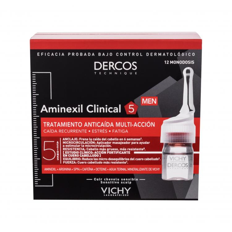 Vichy Dercos Aminexil Clinical 5 Anti-cădere păr pentru bărbați 12x6 ml