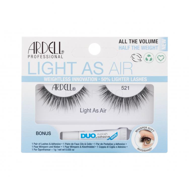 Ardell Light As Air 521 Gene false pentru femei Nuanţă Black Set