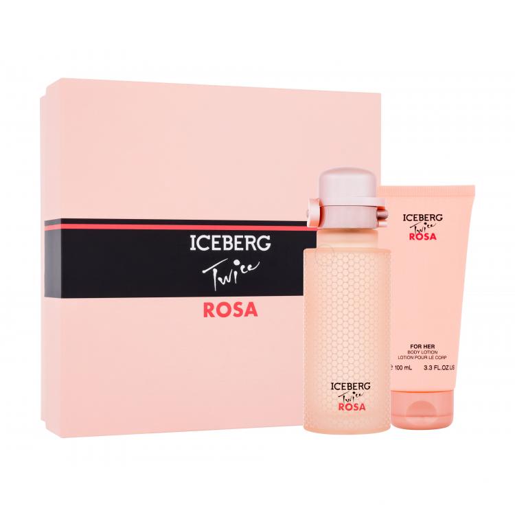 Iceberg Twice Rosa Set cadou Apă de toaletă 125 ml + loțiune de corp 100 ml