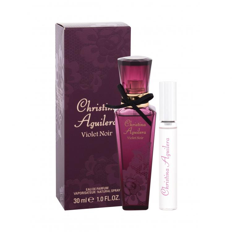 Christina Aguilera Violet Noir Set cadou Apă de parfum 30 ml + apă de parfum Xperience 10 ml