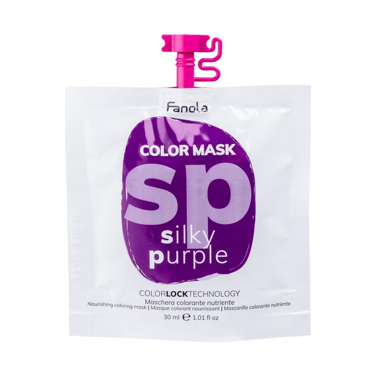 Fanola Color Mask Vopsea de păr pentru femei 30 ml Nuanţă Silky Purple