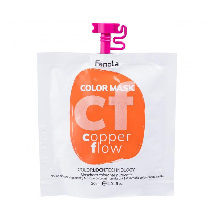 Fanola Color Mask Vopsea de păr pentru femei 30 ml Nuanţă Copper Flow