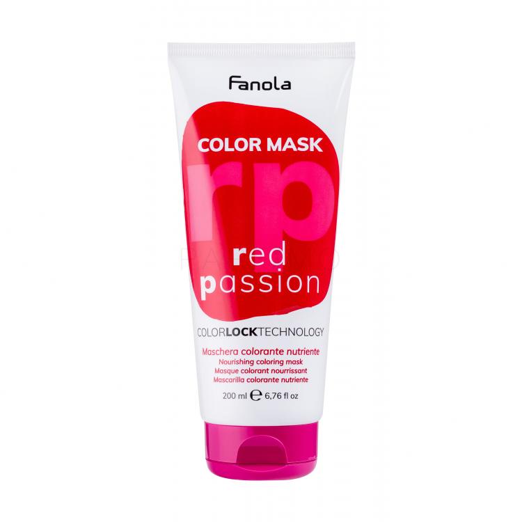 Fanola Color Mask Vopsea de păr pentru femei 200 ml Nuanţă Red Passion