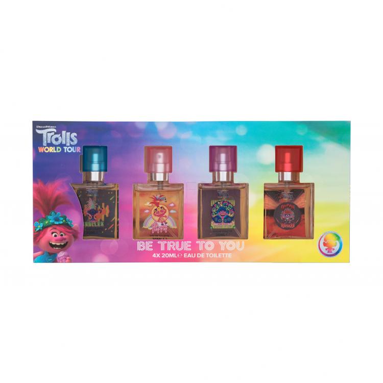 DreamWorks Trolls Set cadou Apă de toaletă Trollex 20 ml + apă de toaletă Poppy 20 ml + apă de toaletă Punk It Up 20 ml + apă de toaletă Queen Barb 20 ml