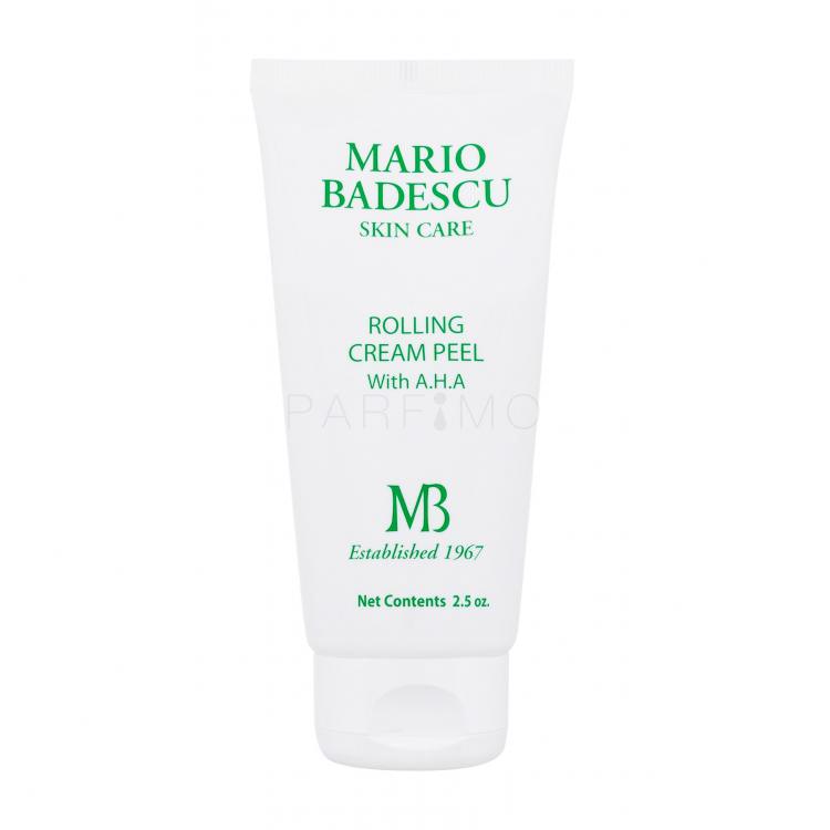 Mario Badescu Cleansers Rolling Cream Peel With A.H.A Peeling pentru femei 75 ml